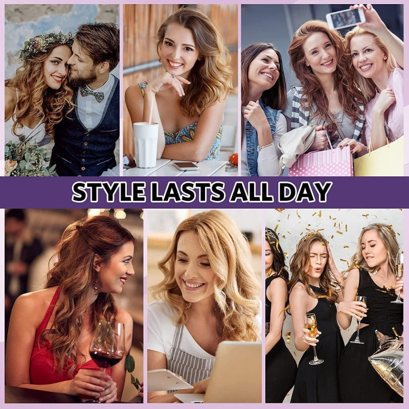 Hair Curler, Portable Automatic Curling Iron With Anti-Scald Design