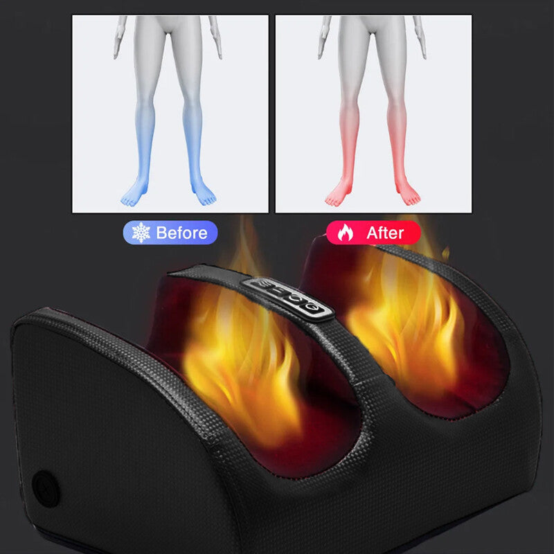 2026 New Clearance SaleFoot Massager Massage Machine New Feet Kneading Calf Pain Relief Electric Heated UK Device